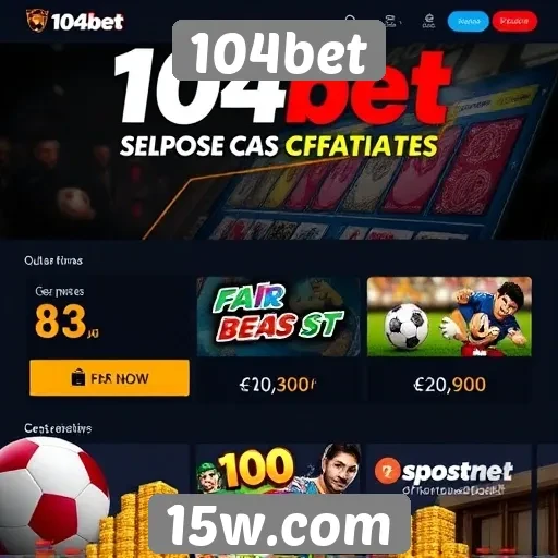 Promoções atraentes no site 104bet
